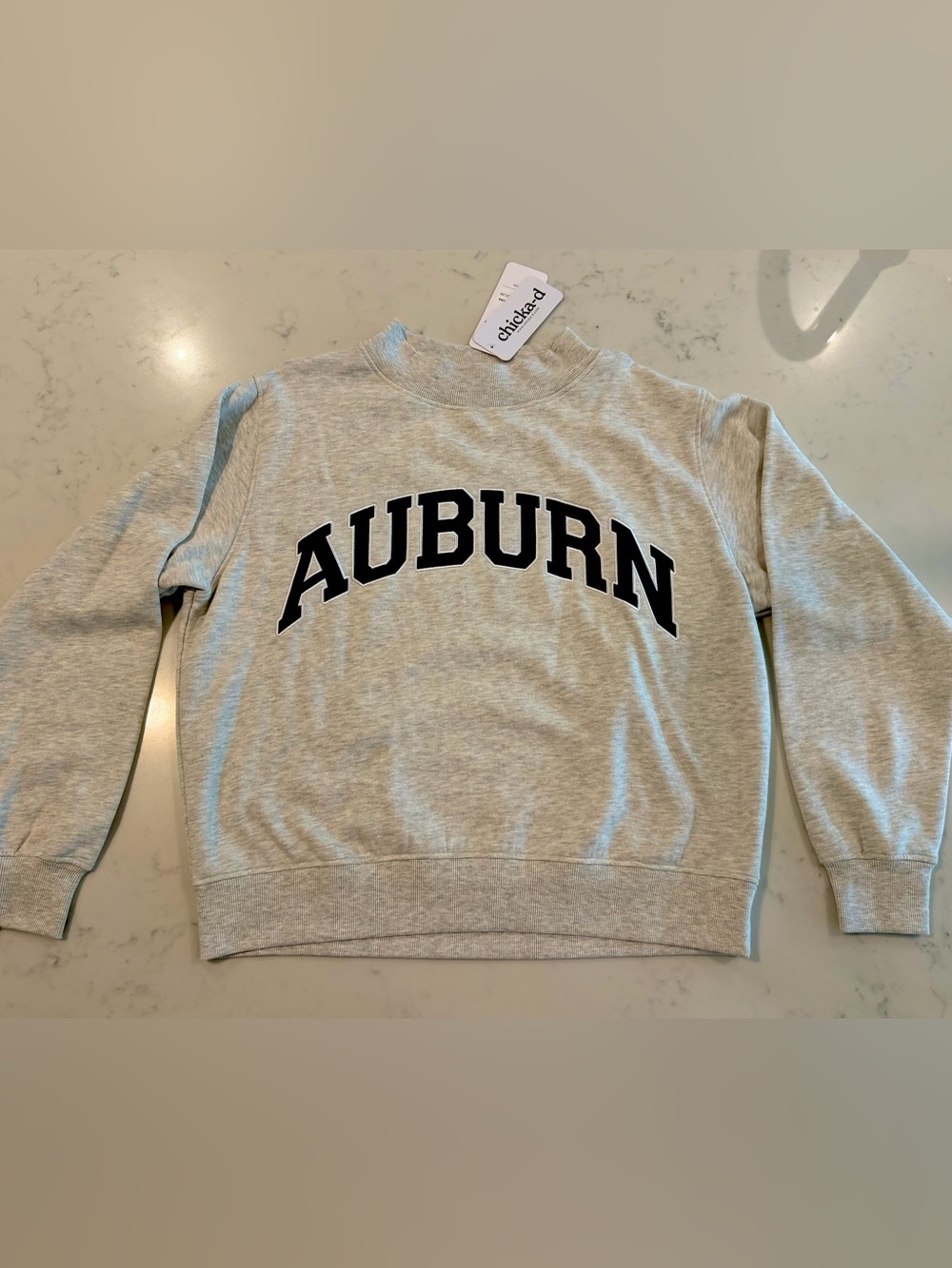 NWT Auburn Chicka-d Mock Neck Sweatshirt S/M